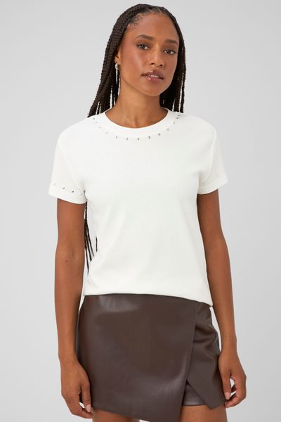 T-shirt &agrave; studs