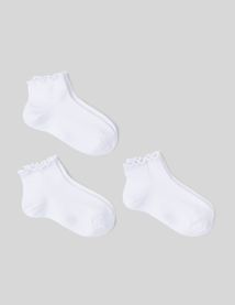 Lot de 3 socquettes froufrou