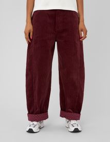 Pantalon balloon en velours