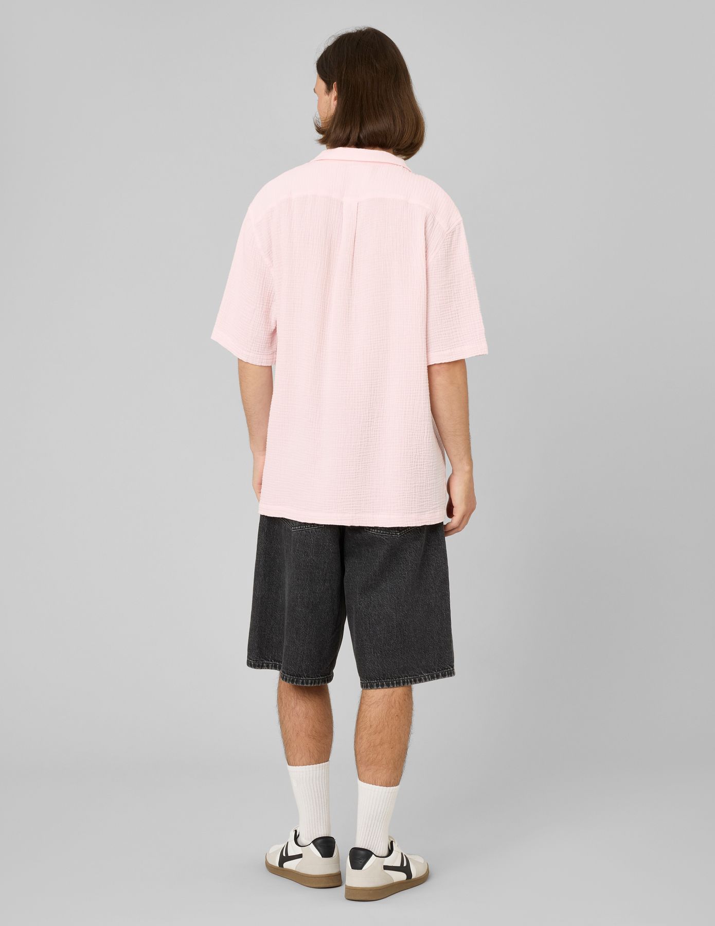Chemise manches courtes gaze de coton