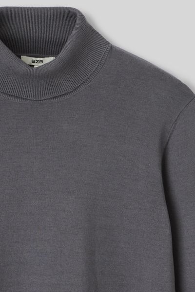 Pull col roulé