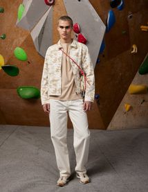 Veste zipp&eacute;e imprim&eacute;e