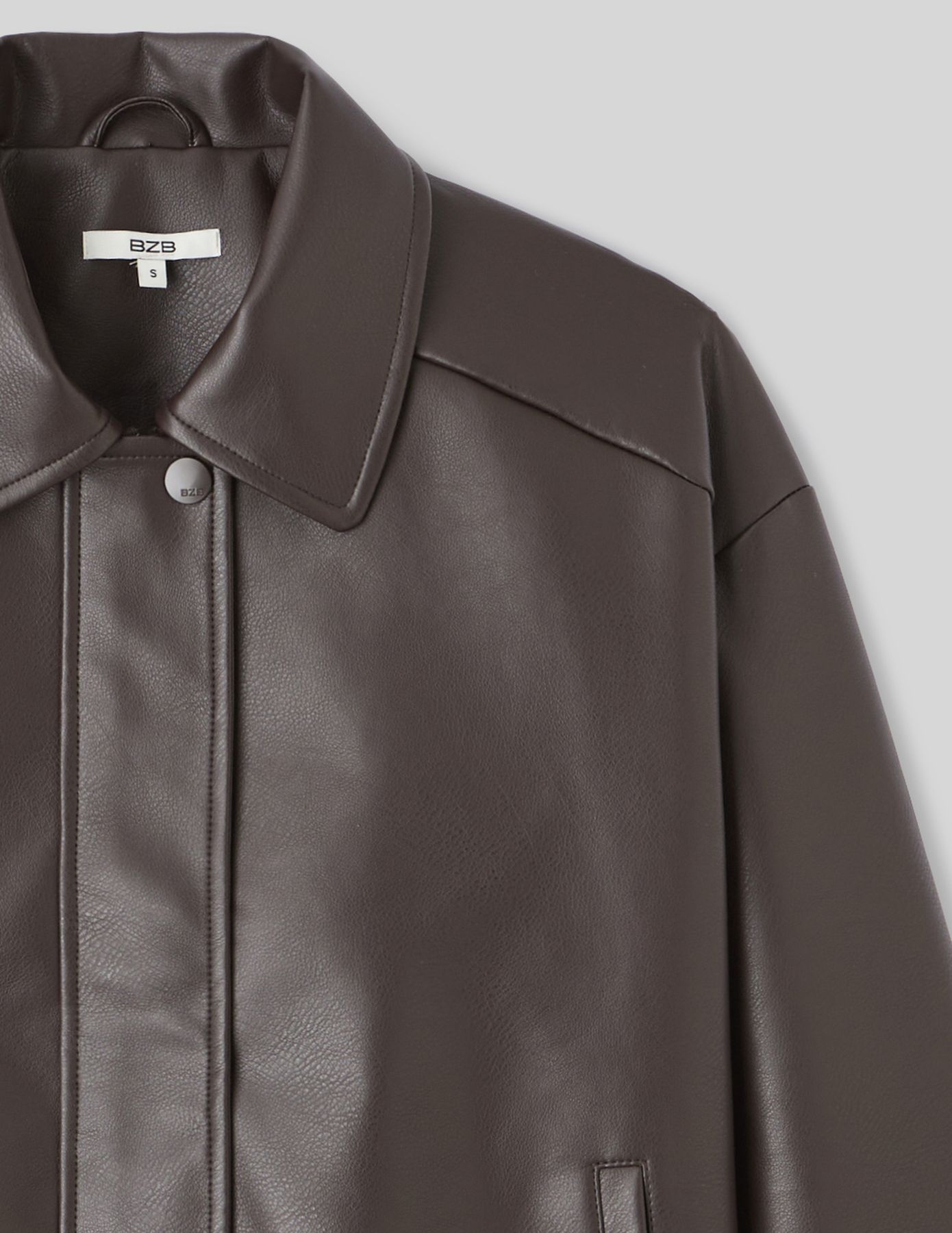 Blouson bombardier en tissu enduit