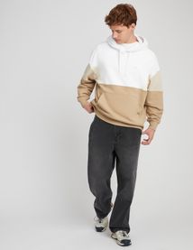 Sweat à capuche colorblock