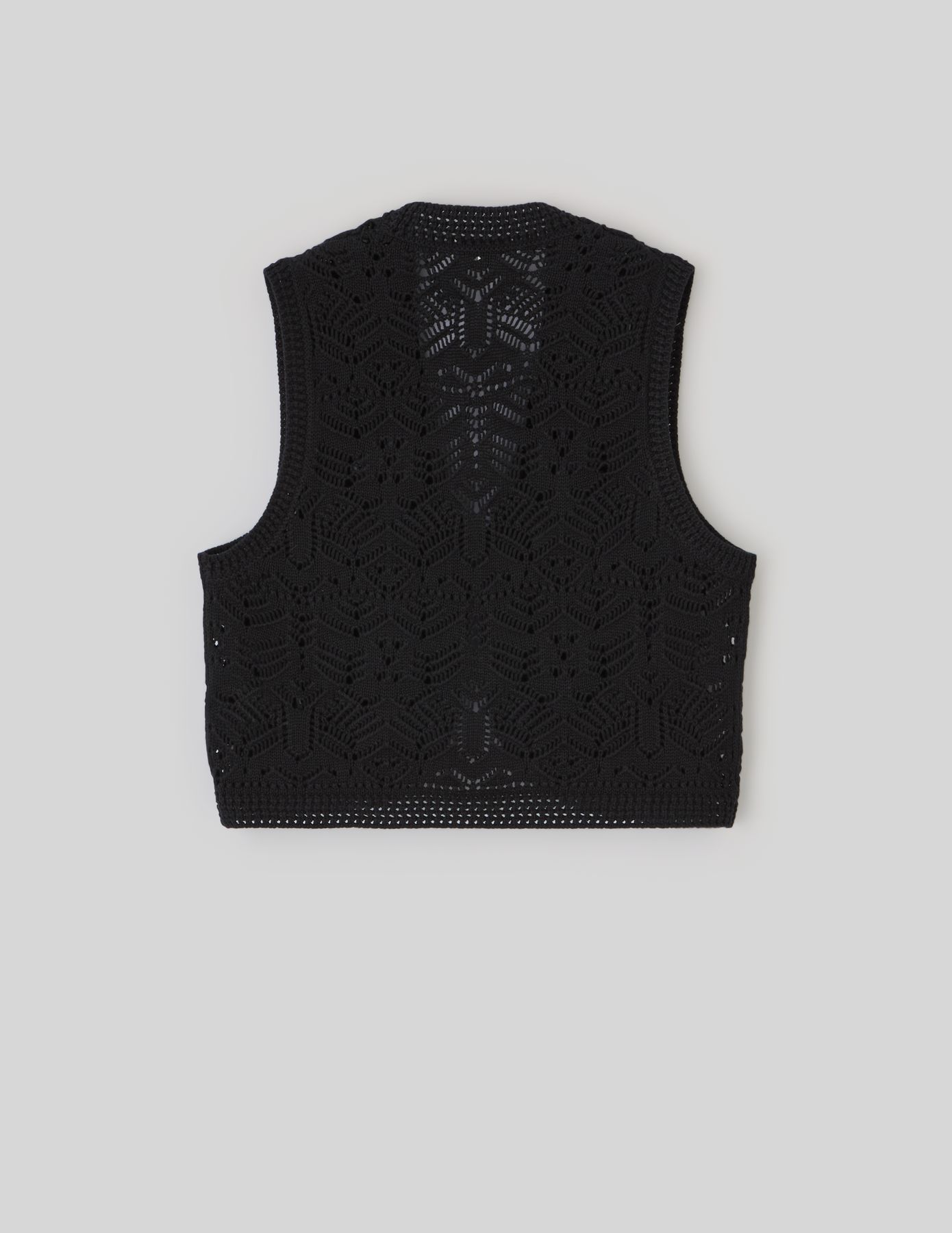 Gilet sans manches en crochet
