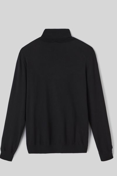 Pull col roulé