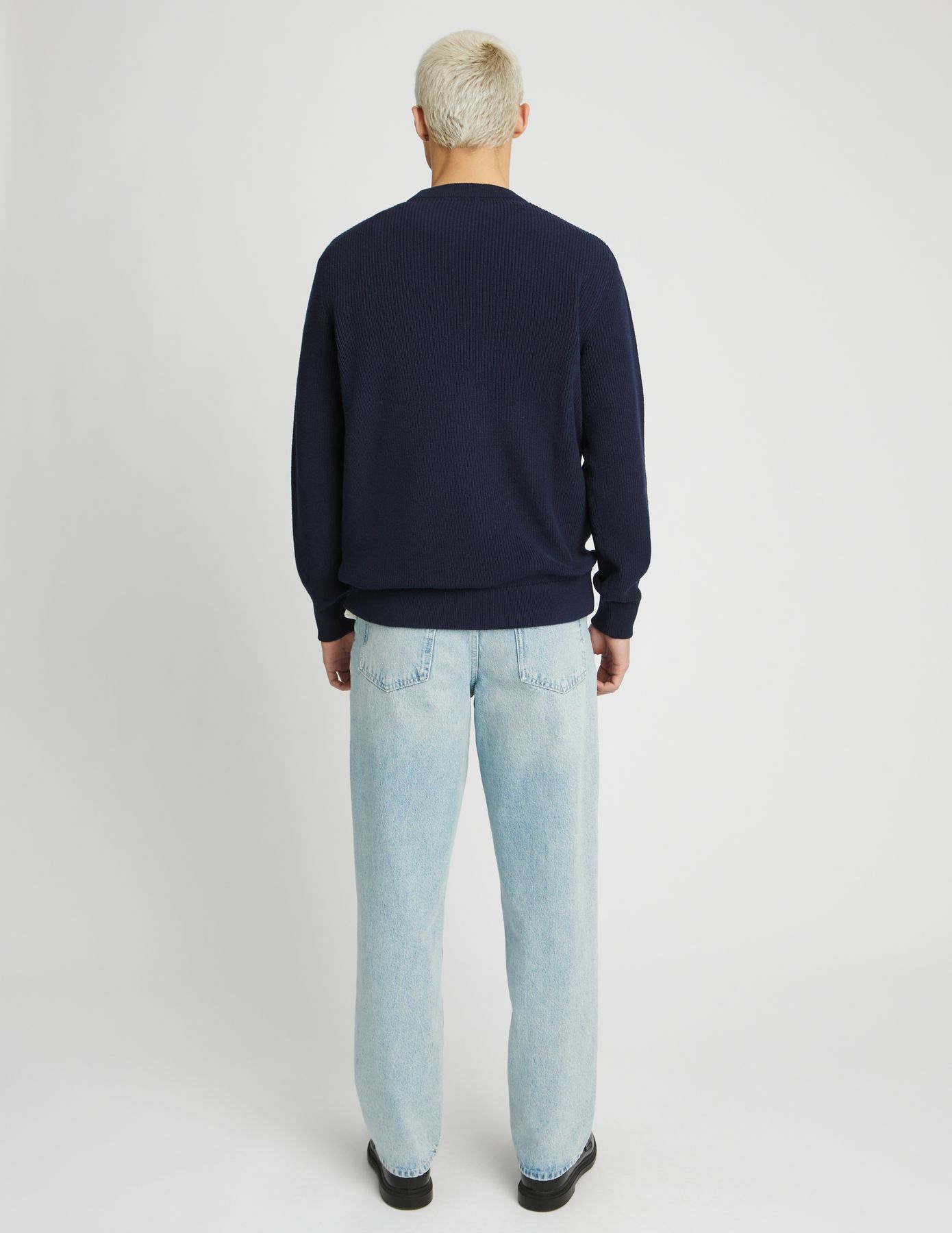Pull col rond uni