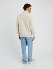 Pull col montant zippé