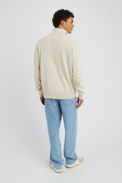 Pull col montant zippé