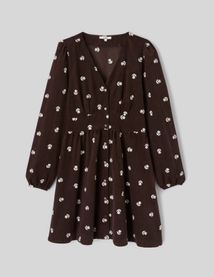 Robe courte imprim&eacute;e