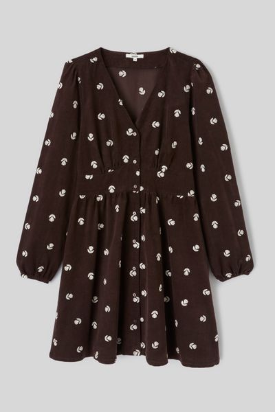 Robe courte imprim&eacute;e