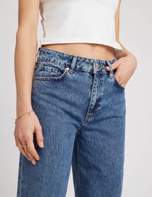 Jean wide leg taille standard