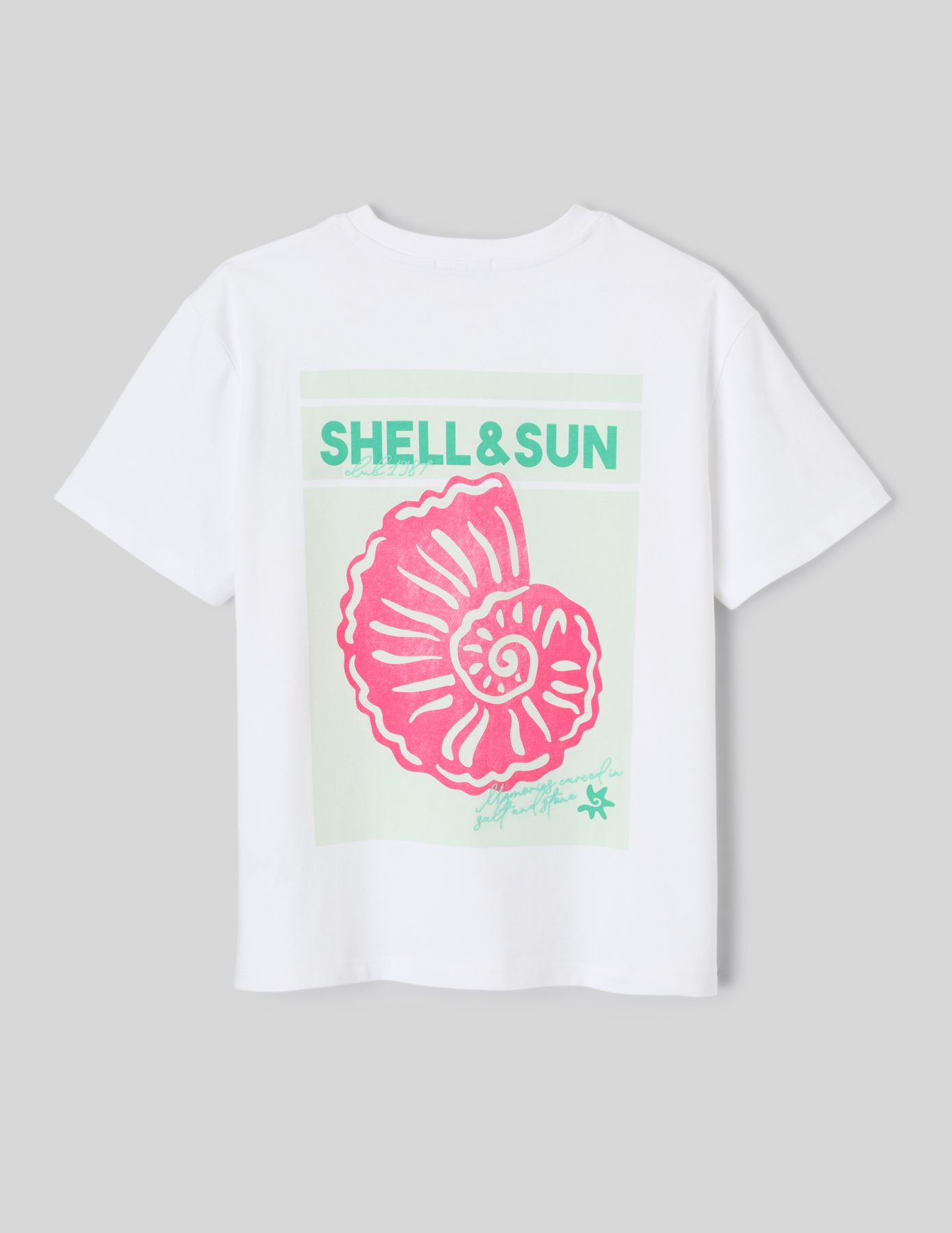 T-shirt imprim&eacute; devant/ dos
