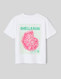 T-shirt imprim&eacute; devant/ dos