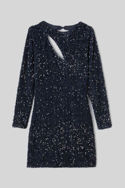 Robe courte sequins