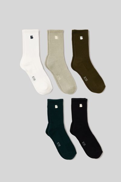 Lot de 5 paires de chaussettes broderie