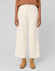 Pantalon fluide brod&eacute;