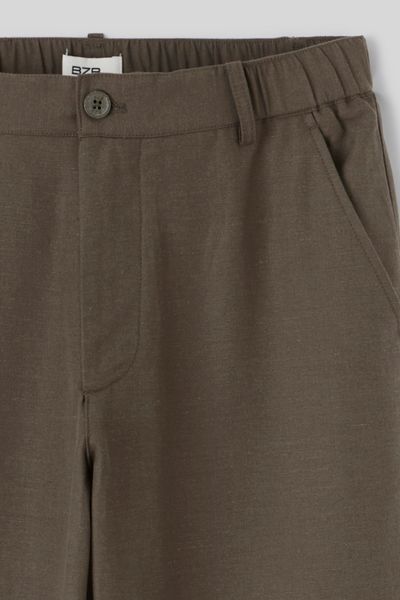 Pantalon de ville coton lin