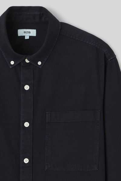 Chemise indigo