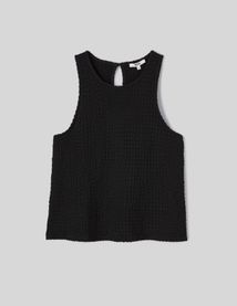 Débardeur avec tissu reliefé