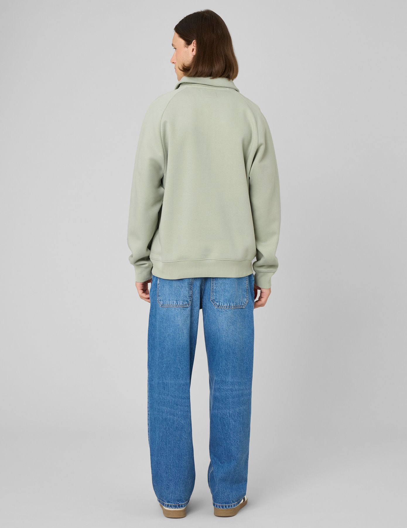 Sweat col polo zipp&eacute;