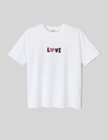 T-shirt collab Keith Haring imprimé devant/dos