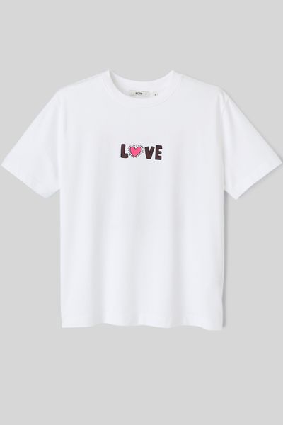 T-shirt collab Keith Haring imprimé devant/dos