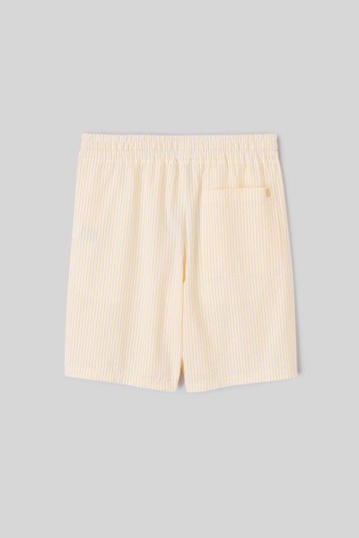 Bermuda ray&eacute; seersucker