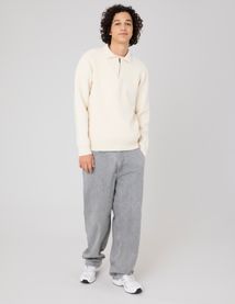 Pull col polo zippé