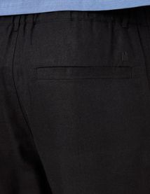 Pantalon de ville fluide viscose lin