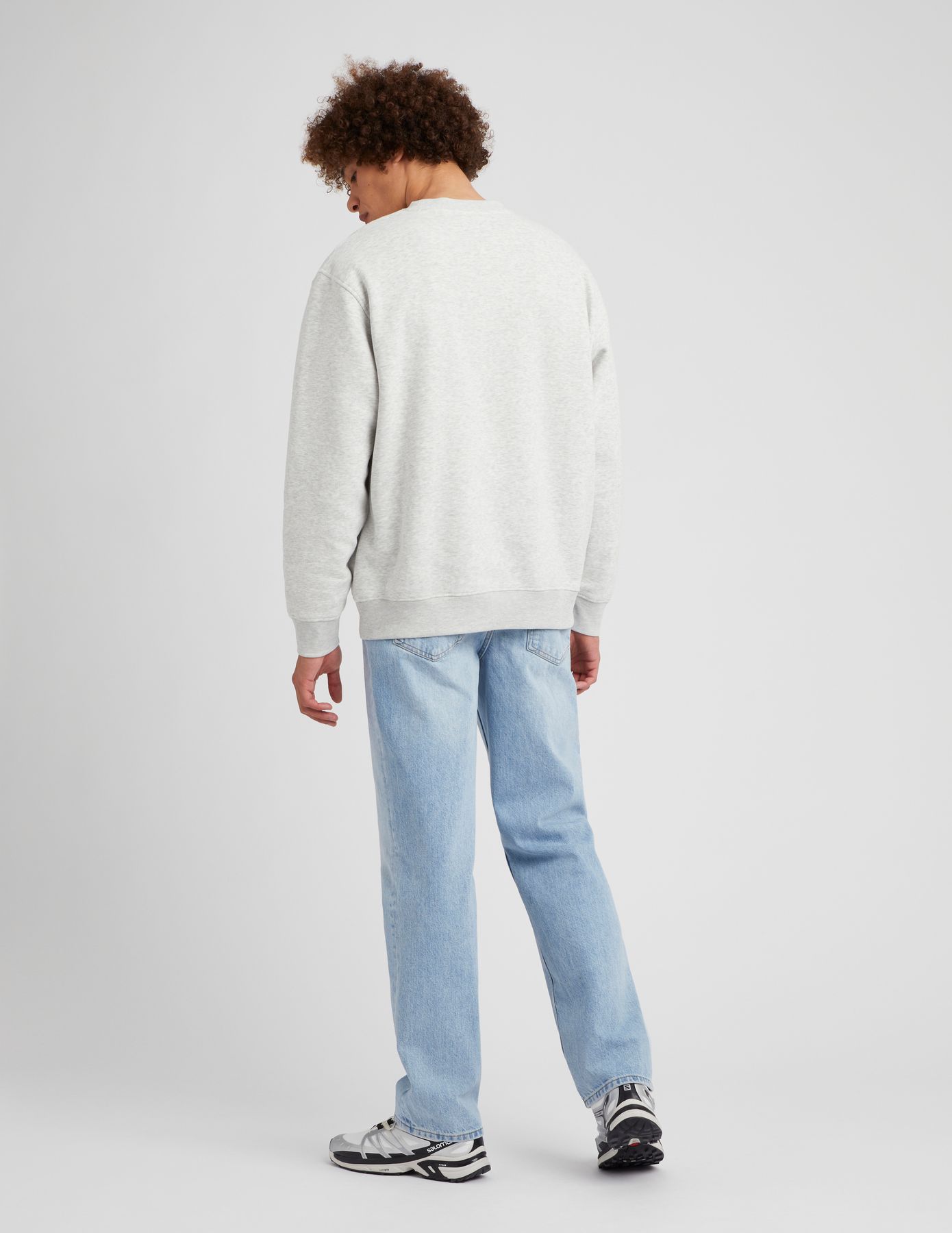 Sweat col rond uni