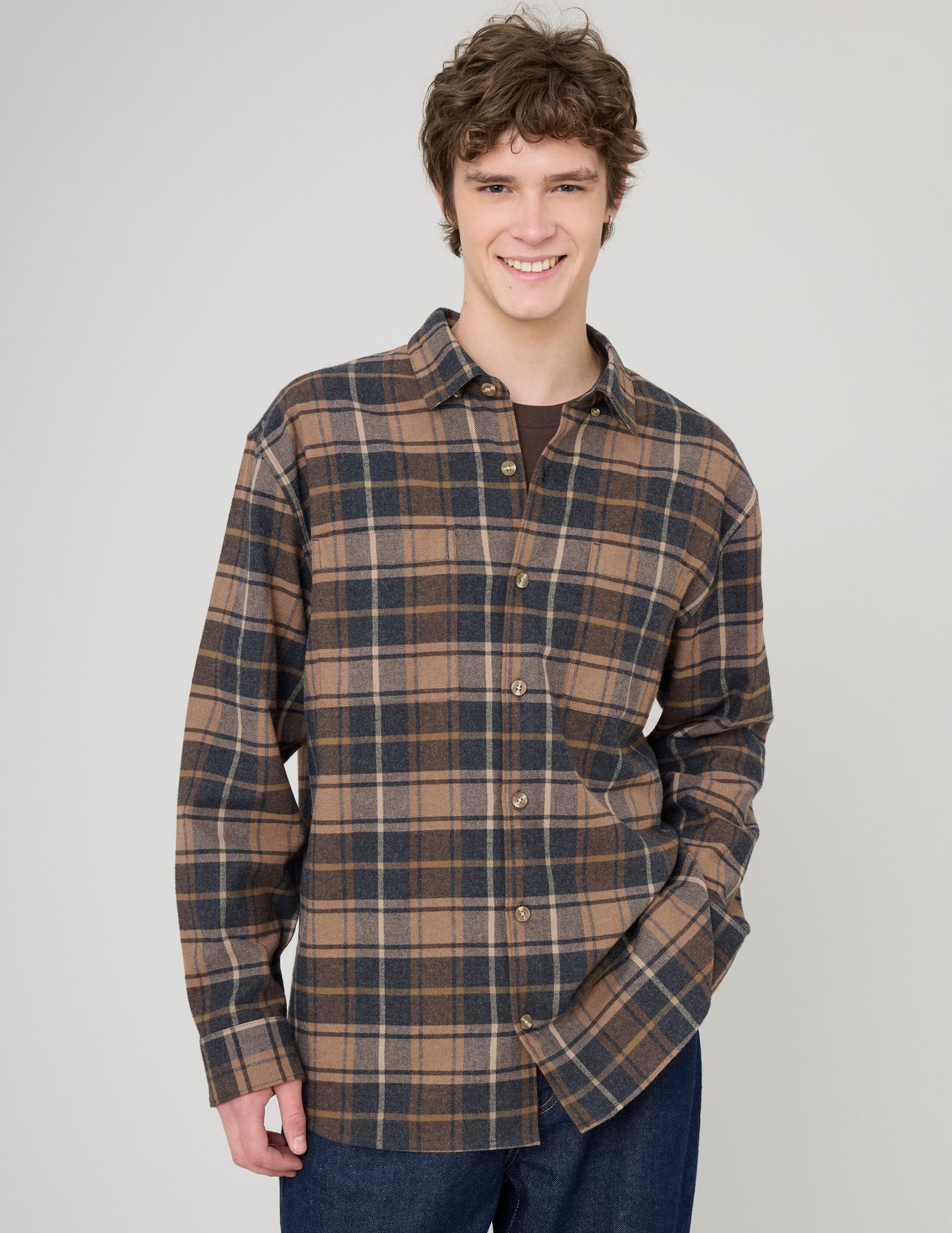Chemise à carreaux