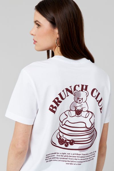 T-shirt imprim&eacute; devant/dos