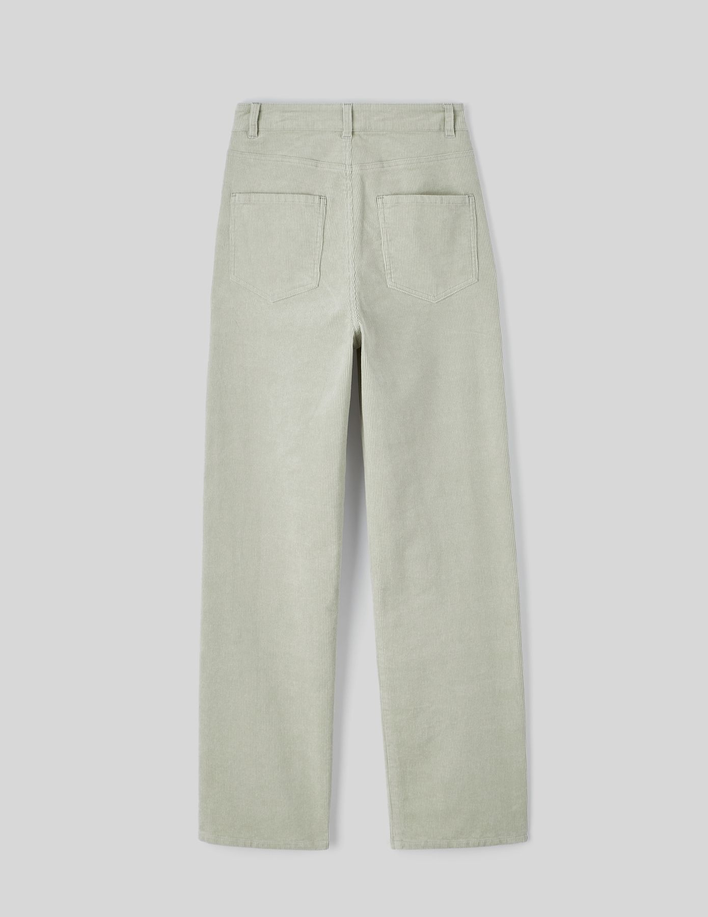 Pantalon straight velours