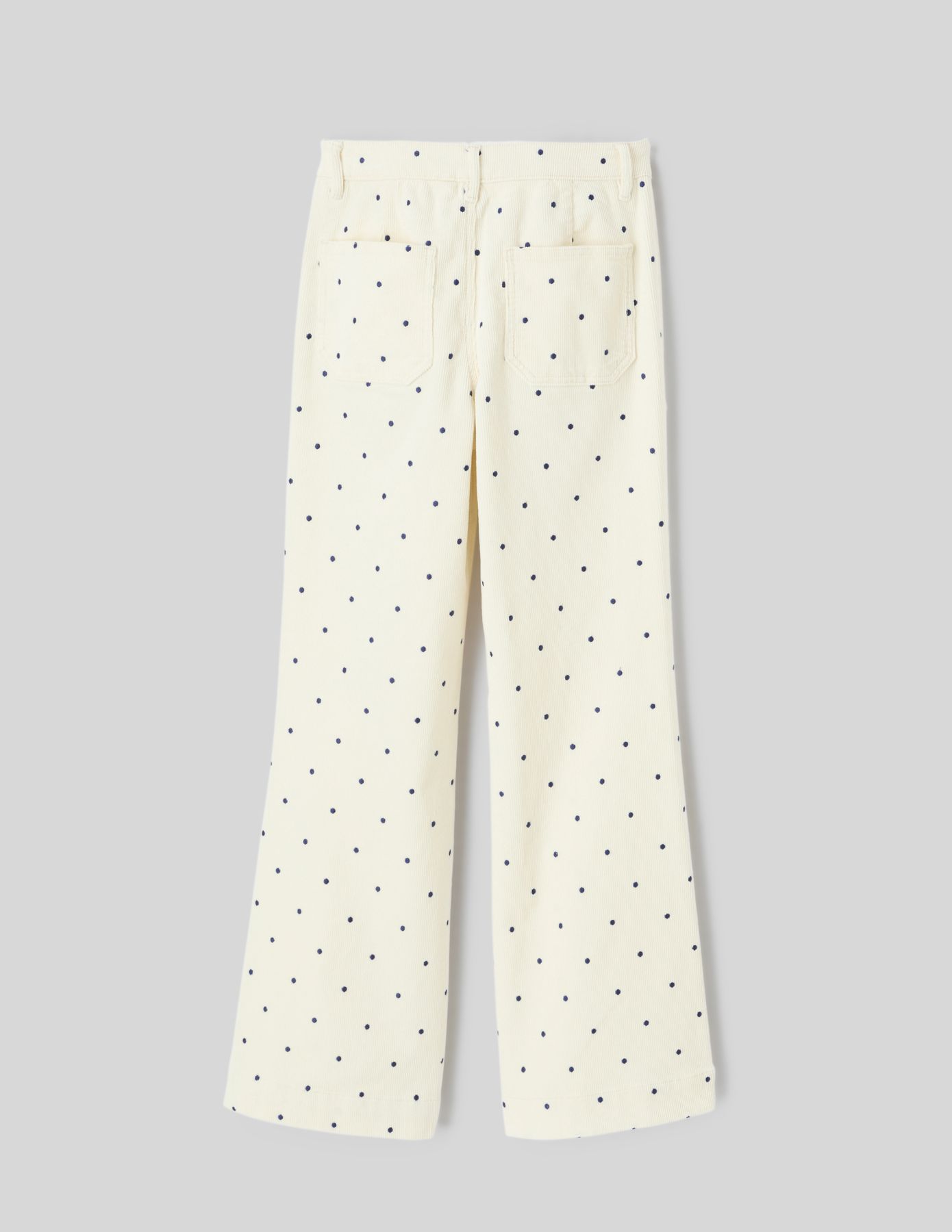 Pantalon imprim&eacute; coupe droite