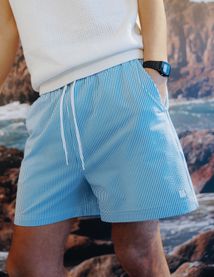Short de bain seersucker