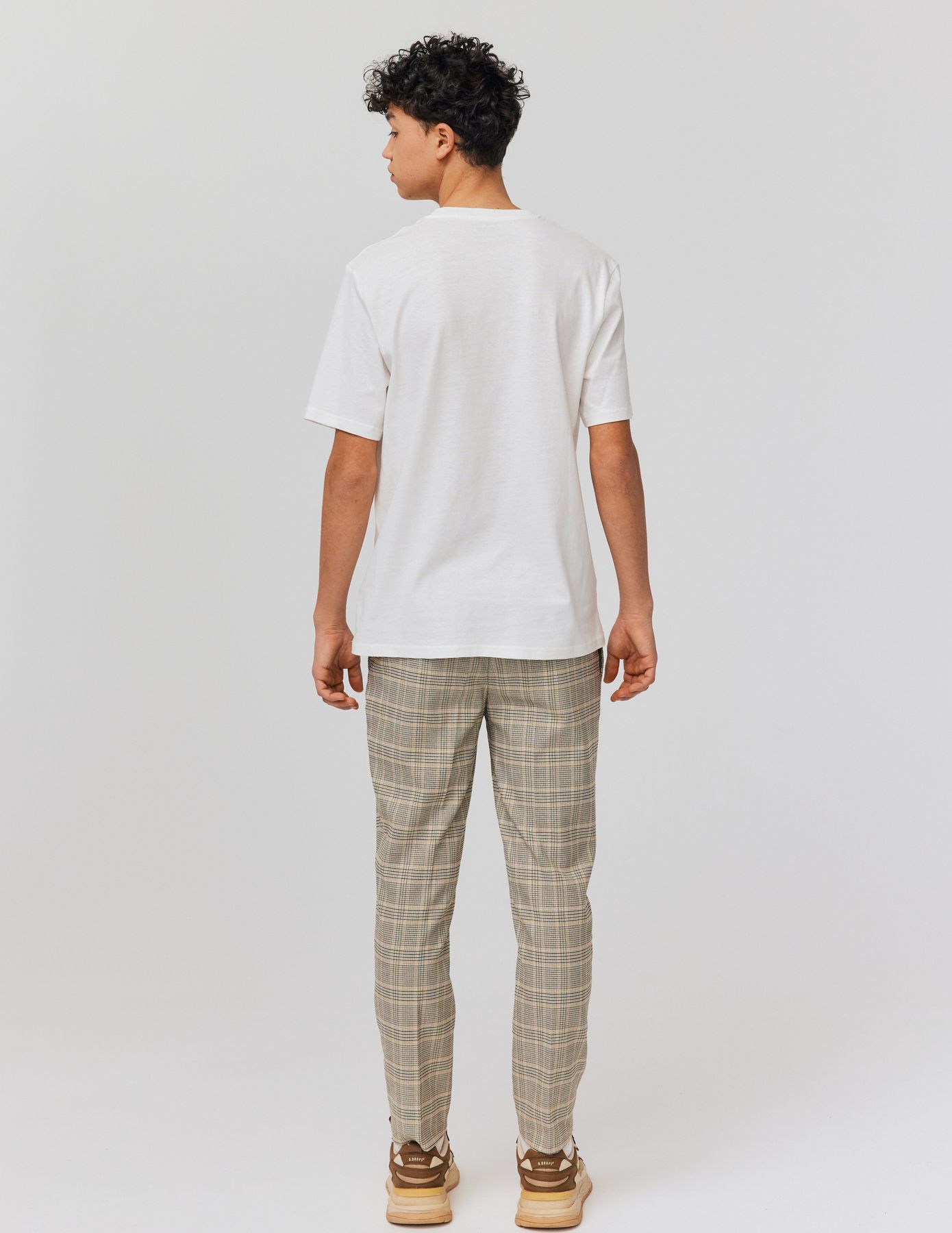 Pantalon de ville à carreaux