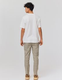 Pantalon de ville à carreaux