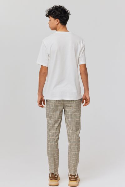 Pantalon de ville à carreaux