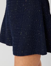 Jupe patineuse en tweed