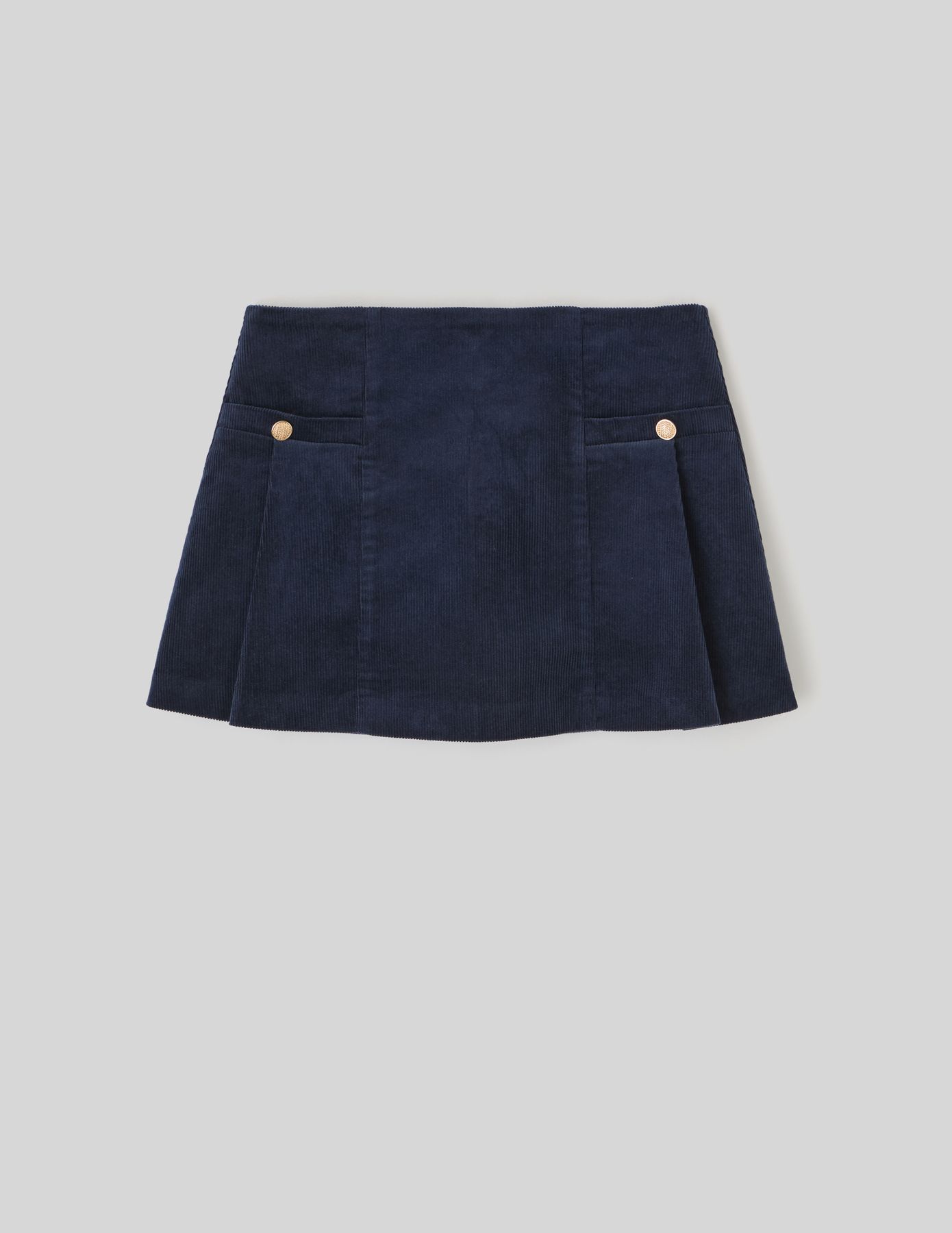 Jupe courte velours