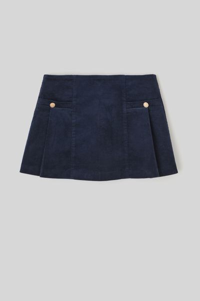Jupe courte velours