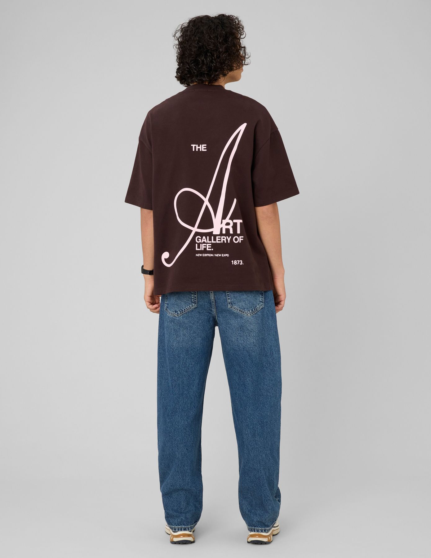 T-shirt &eacute;pais imprim&eacute; devant / dos
