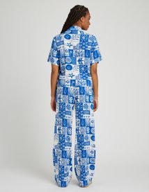 Pantalon fluide imprimé