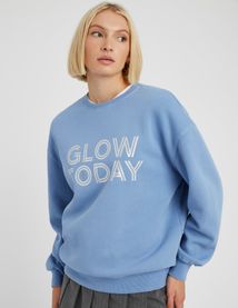 Sweat col rond imprimé