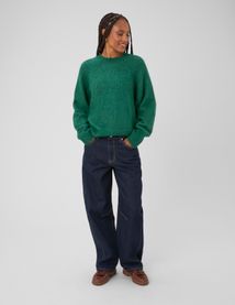 Pull col rond premium