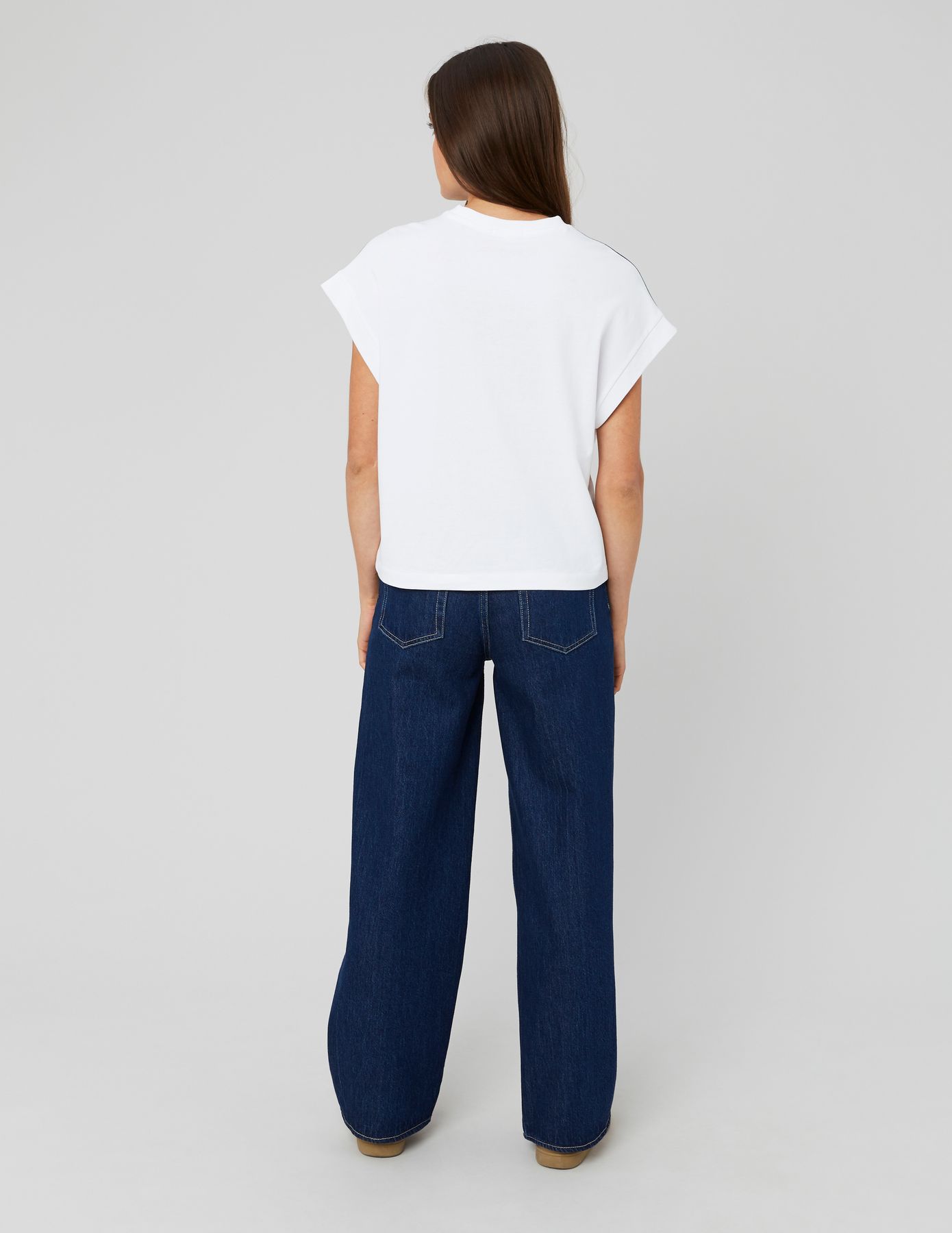 Jean straight surpiqures
