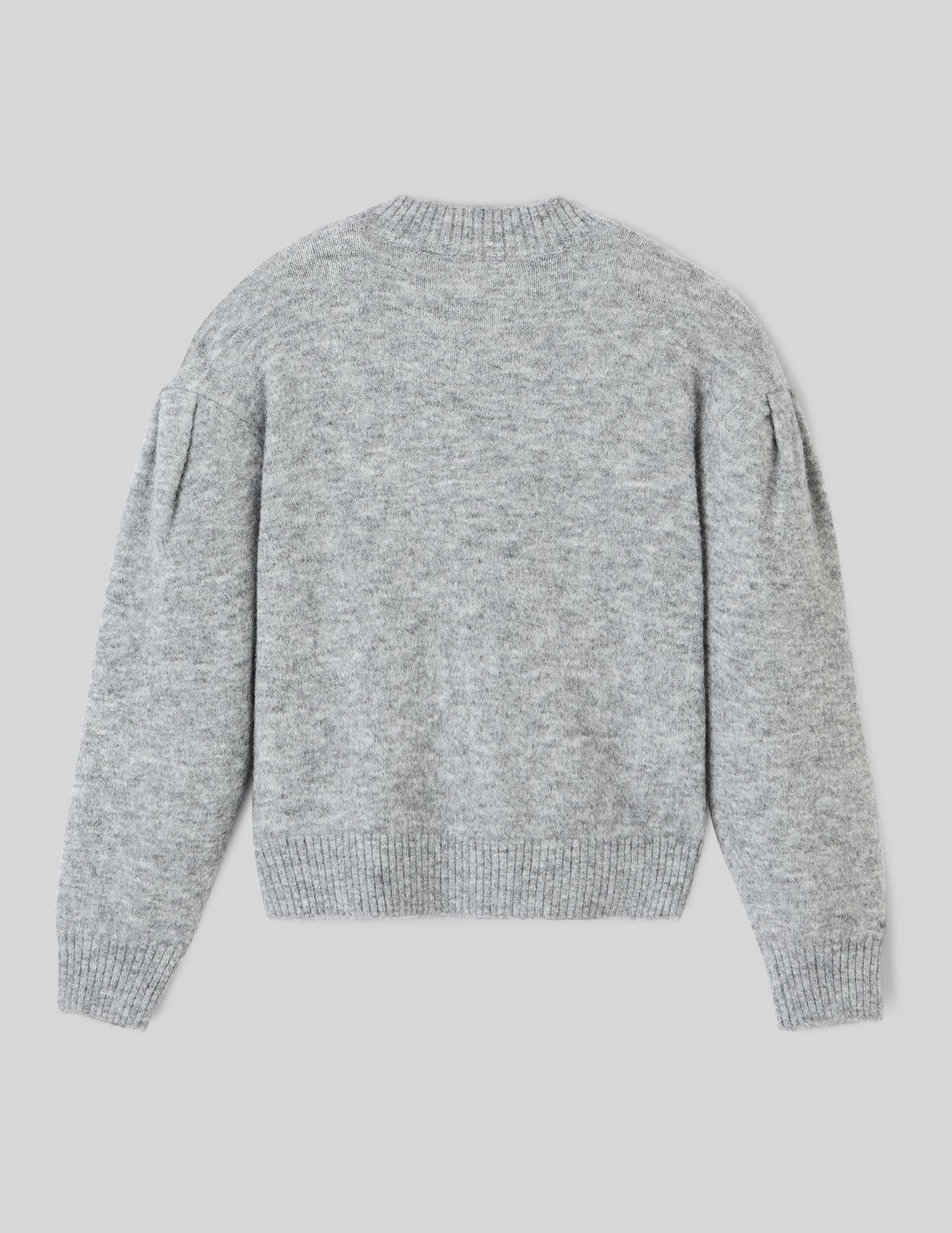 Pull col montant bijoux