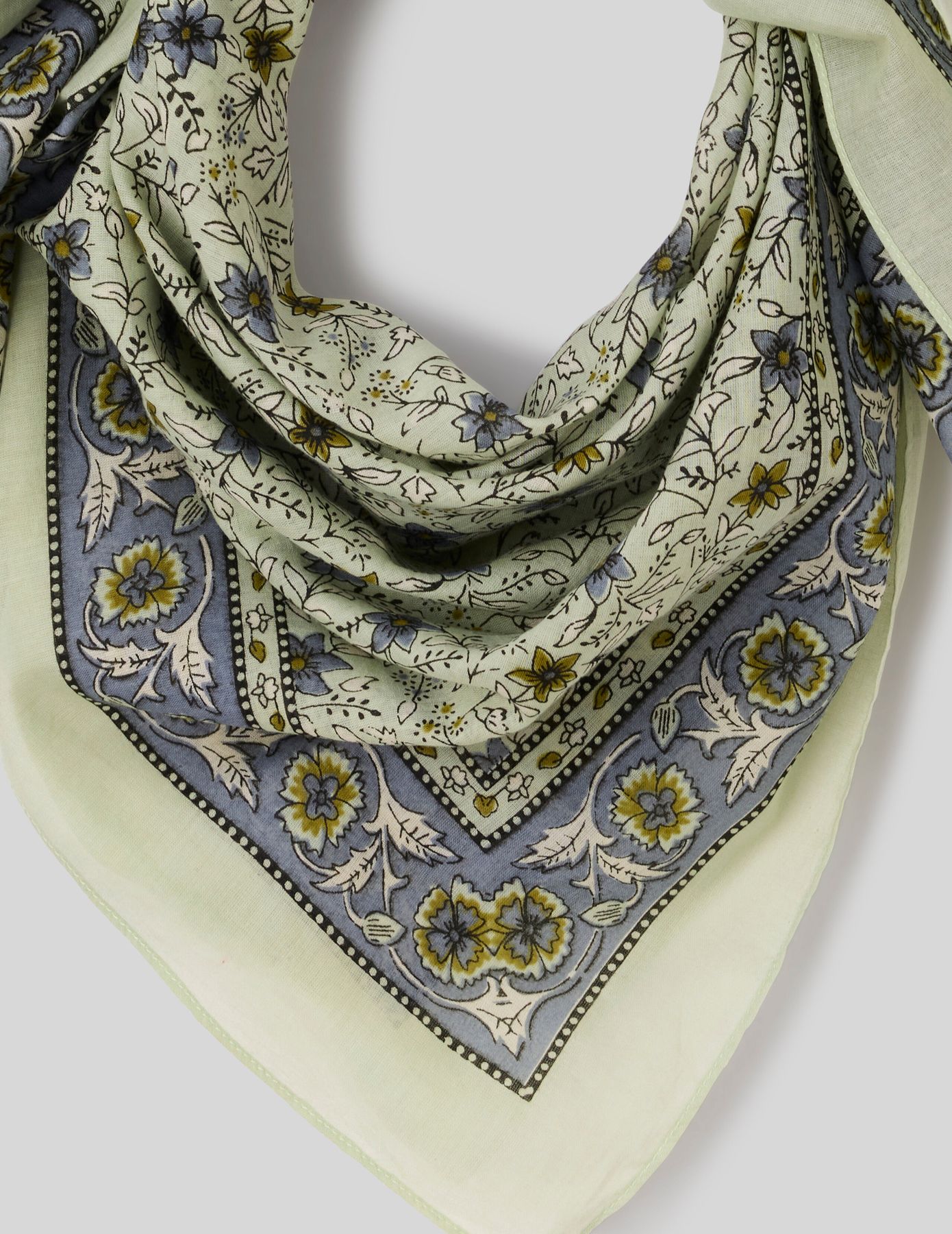 Foulard coton imprimé