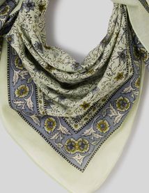 Foulard coton imprimé